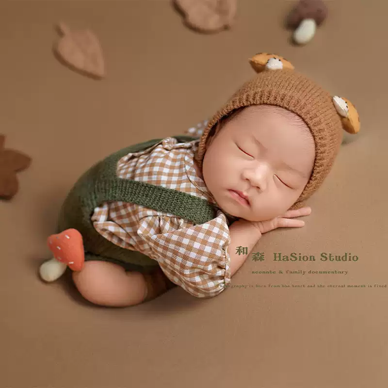 Baby Autumn Theme Set - Rustic Fall Newborn Photography Props - Image 4